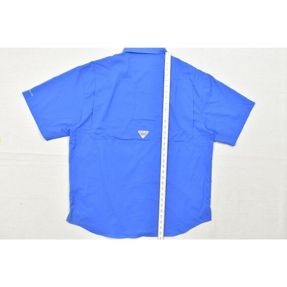Columbia Mens Blue Sportswear T-Shirt Size XXL/2TG Short Sleeve - Picture 4 of 8